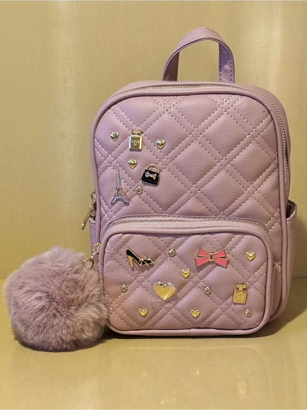 Under1Sky Pink Mini Backpack/Crossbody